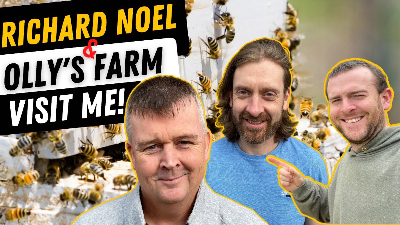 Familiar Faces Visits My Bee Farm! Richard Noel & Ollys Farm!!