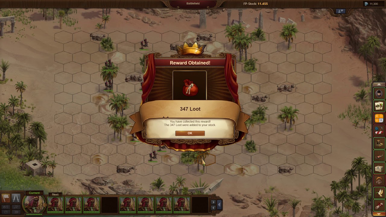 Forge of Empires   Egyptian Settlement Fighting