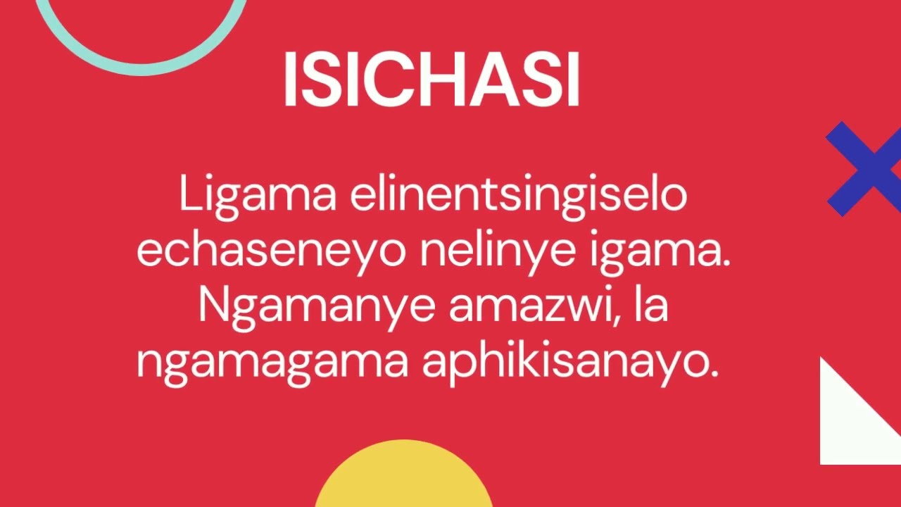 Izichasi nezithethantonye