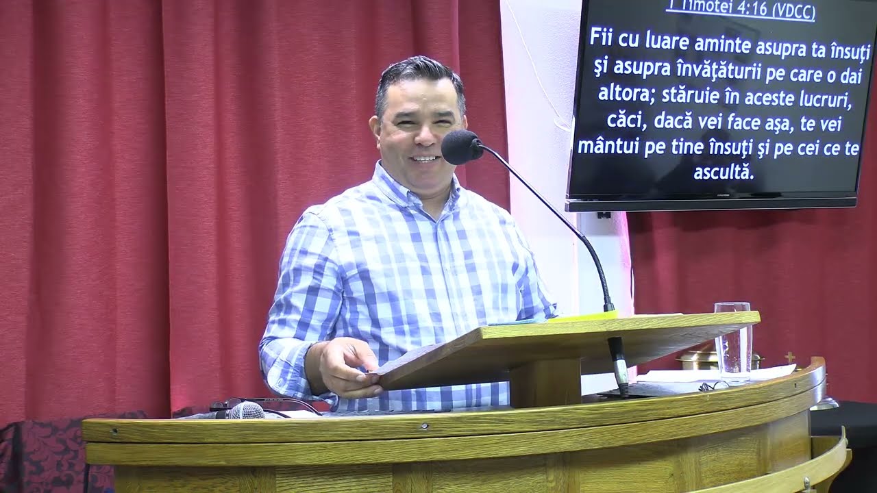 Fratele Cristian Lacatus - Fii o pilda pentru Credinciosi - Predica