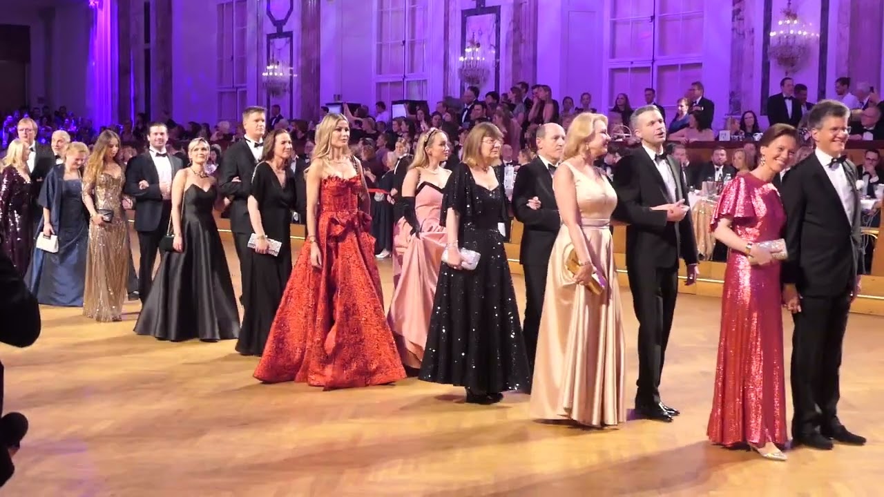 Zuckerbäckerball 2025, Wien, Einzug der Ehrengäste