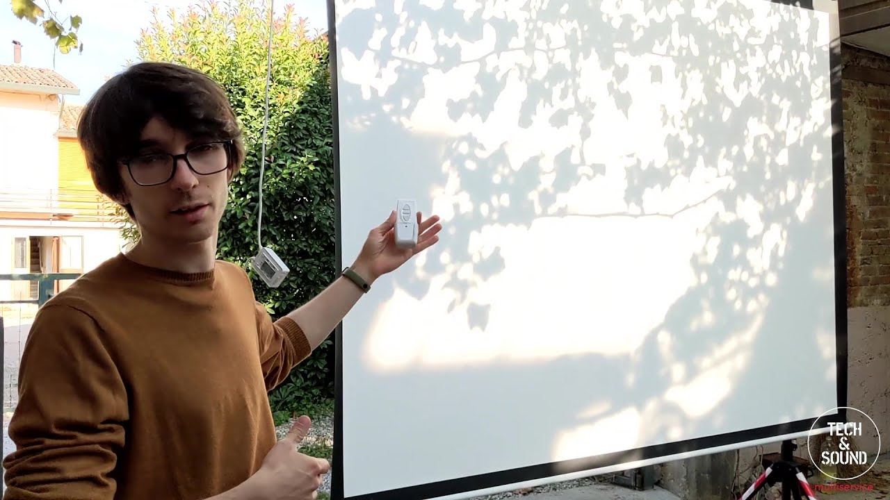 Tutorial Montaggio Telo Motorizzato 260cm + Cavalletti