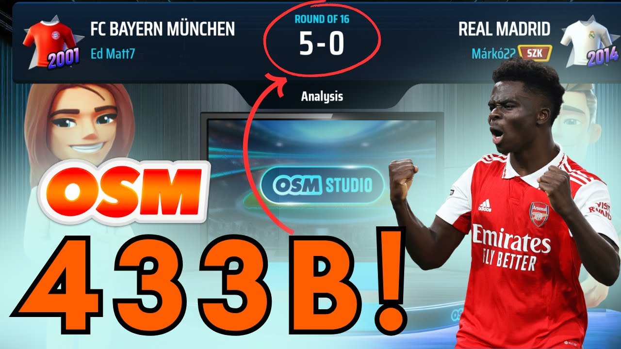 OSM BEST TACTICS: 433B!