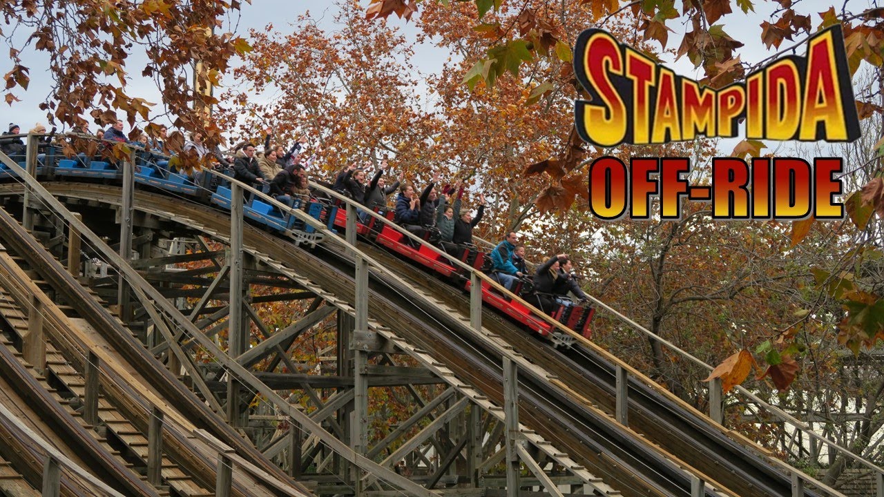 Stampida Off-Ride Footage, PortAventura CCI Racing Wood Coasters | Non-Copyright