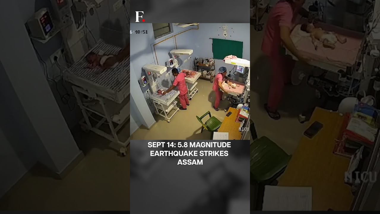 Watch: Assam Nurses Protect Newborn Babies During Earthquake Tremors | Subscribe to Firstpost | N18G