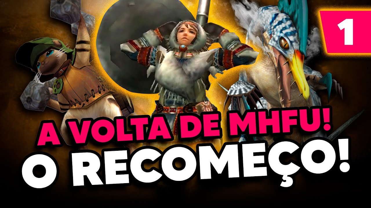 A SÉRIE DE MONSTER HUNTER FREEDOM UNITE VOLTOU! O COMEÇO DA SAGA #1