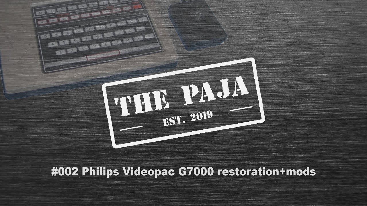 The Paja # 002 : Philips Videopac G7000 pelikonsolin huolto ja modaus