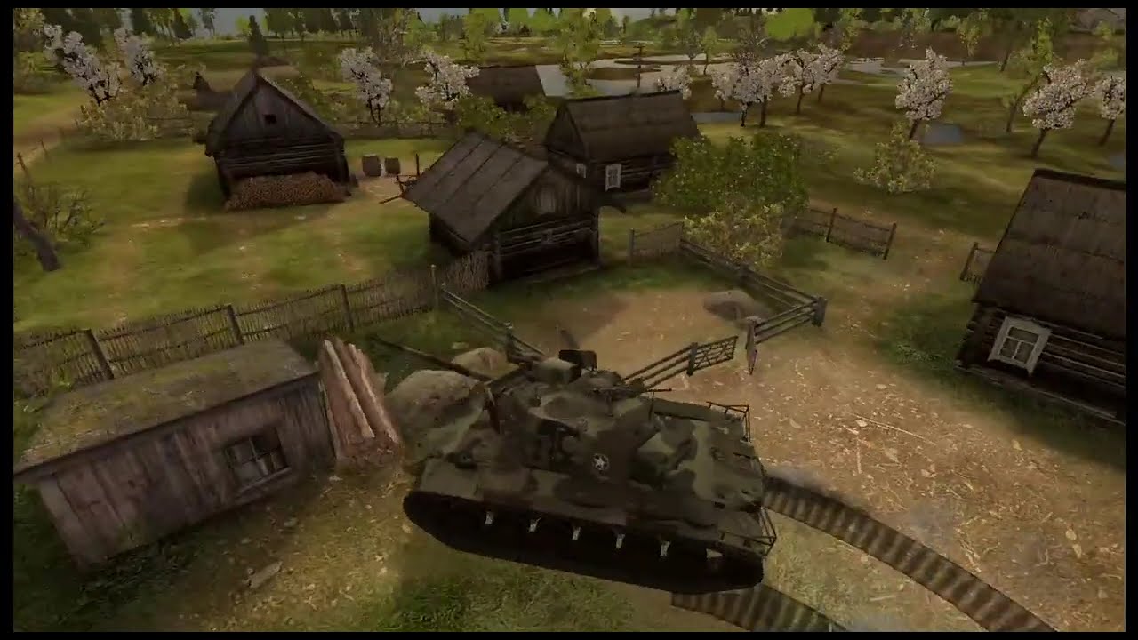 Комарин. Новая карта в Old of Tanks 0.4.0. OldTour Komarin 0.4.0