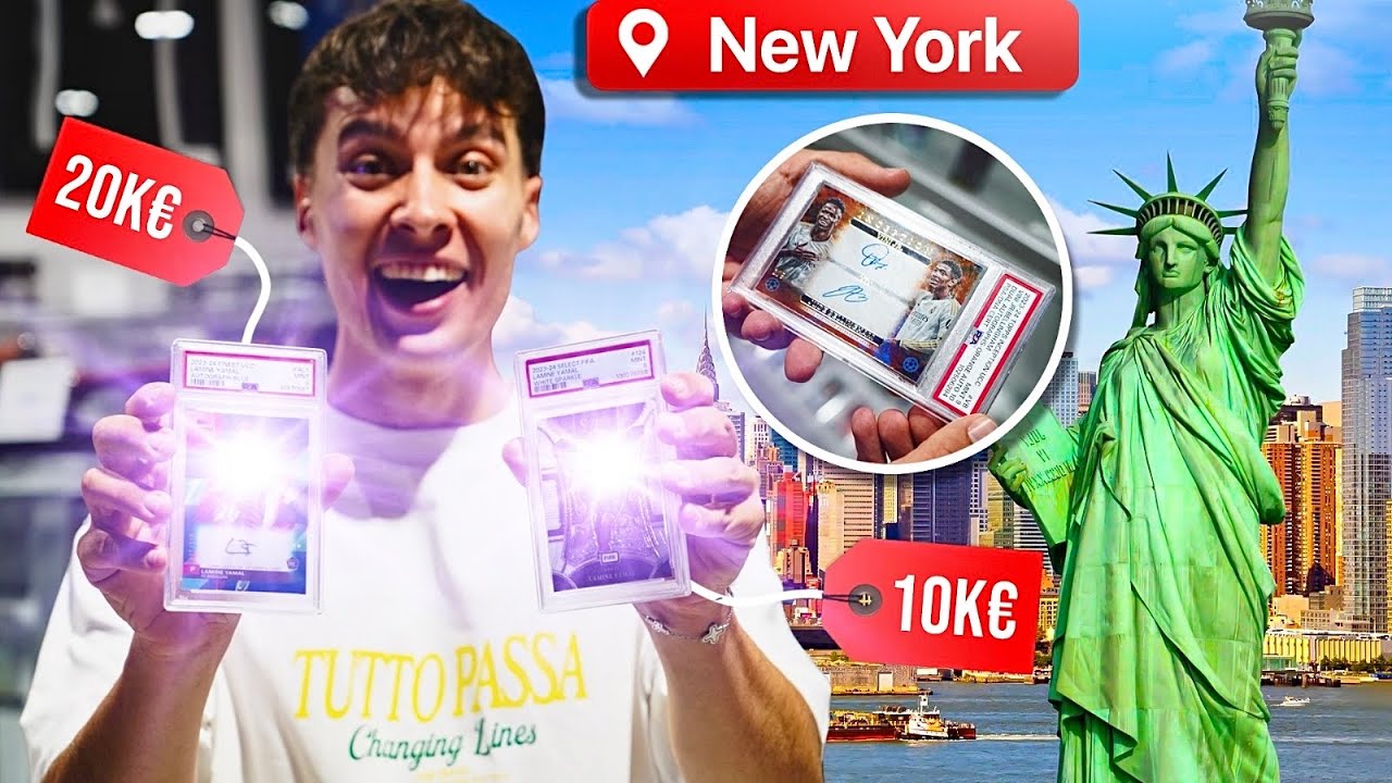 Wir suchen die TEUERSTE Fußball Sammelkarte in New York!