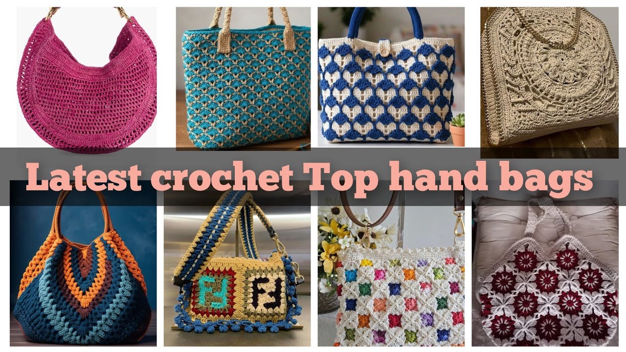 Более 300 привлекательных идей для вязаных крючком сумок на любой вкус.