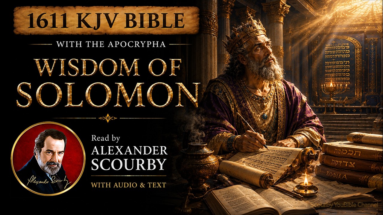 45 Apocrypha | WISDOM OF SOLOMON | Audio and Text | by Alexander Scourby | God is Love and Truth.
