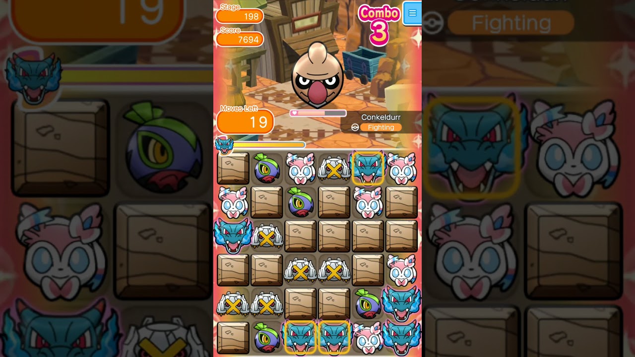 Pokémon Shuffle - Main Stage - Redo for S Rank - 20191128
