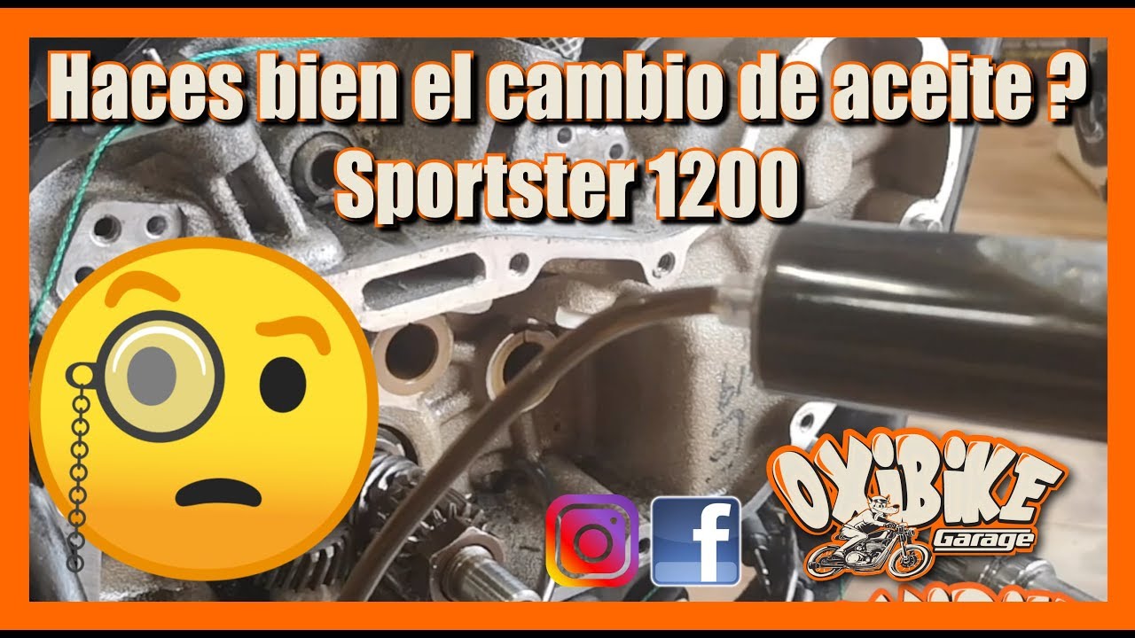 Parte 25 CAMBIO ACEITE MANTENIMIENTO SPORTSTER  Todos lo hacemos mal ?