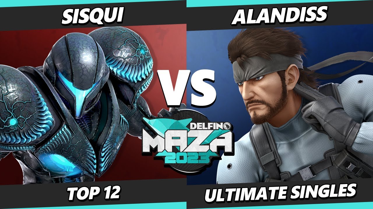 Delfino Maza 2023 - Siqui (Dark Samus, Samus) Vs. AlanDiss (Snake) Smash Ultimate - SSBU
