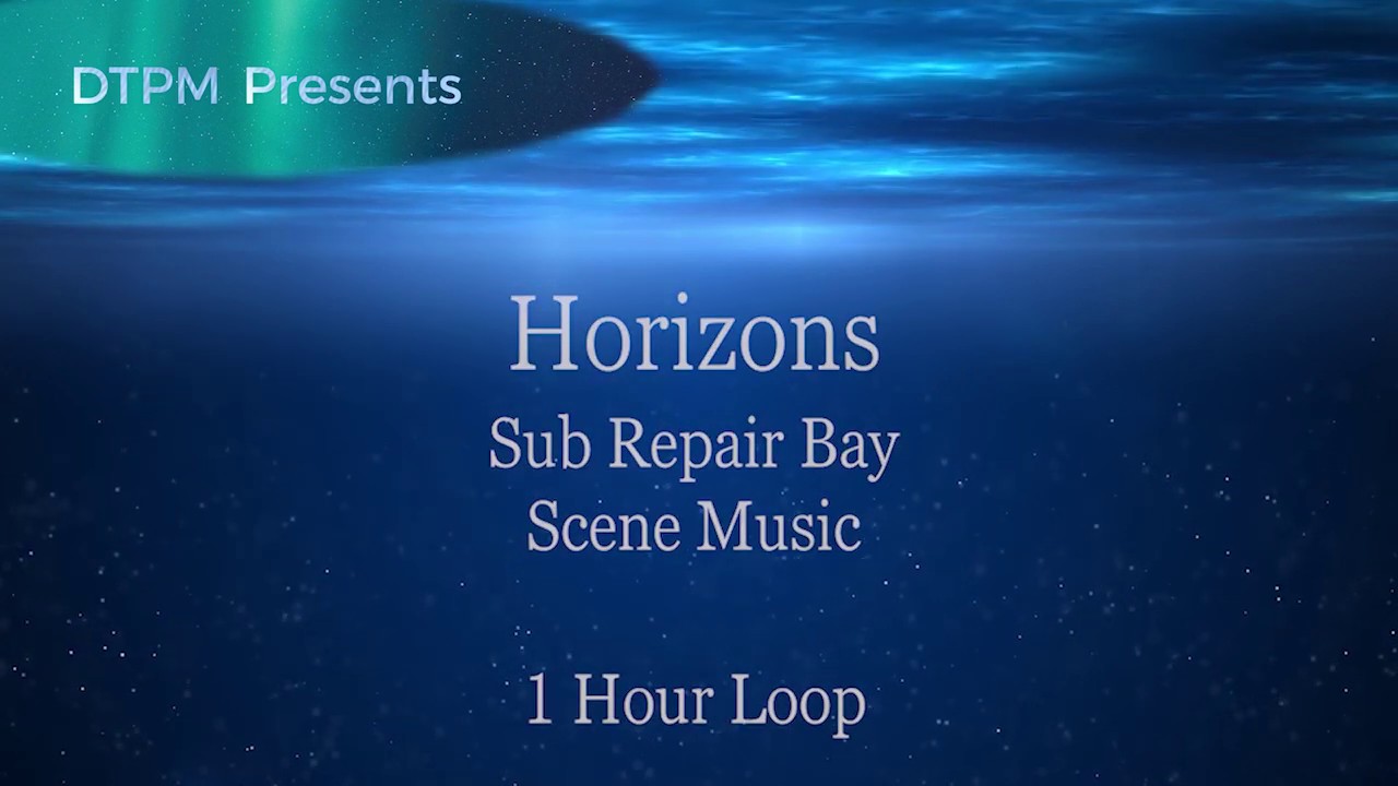 Horizons Sub Repair Bay Scene Music 1 Hour Loop - EXTENDED LOOP - EPCOT Center