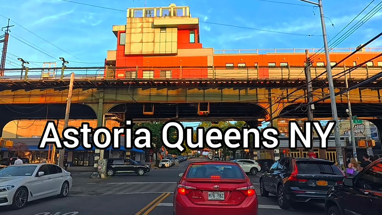 DRIVING TOUR AROUND ASTORIA QUEENS NEW YORK  AUGUST 2025
