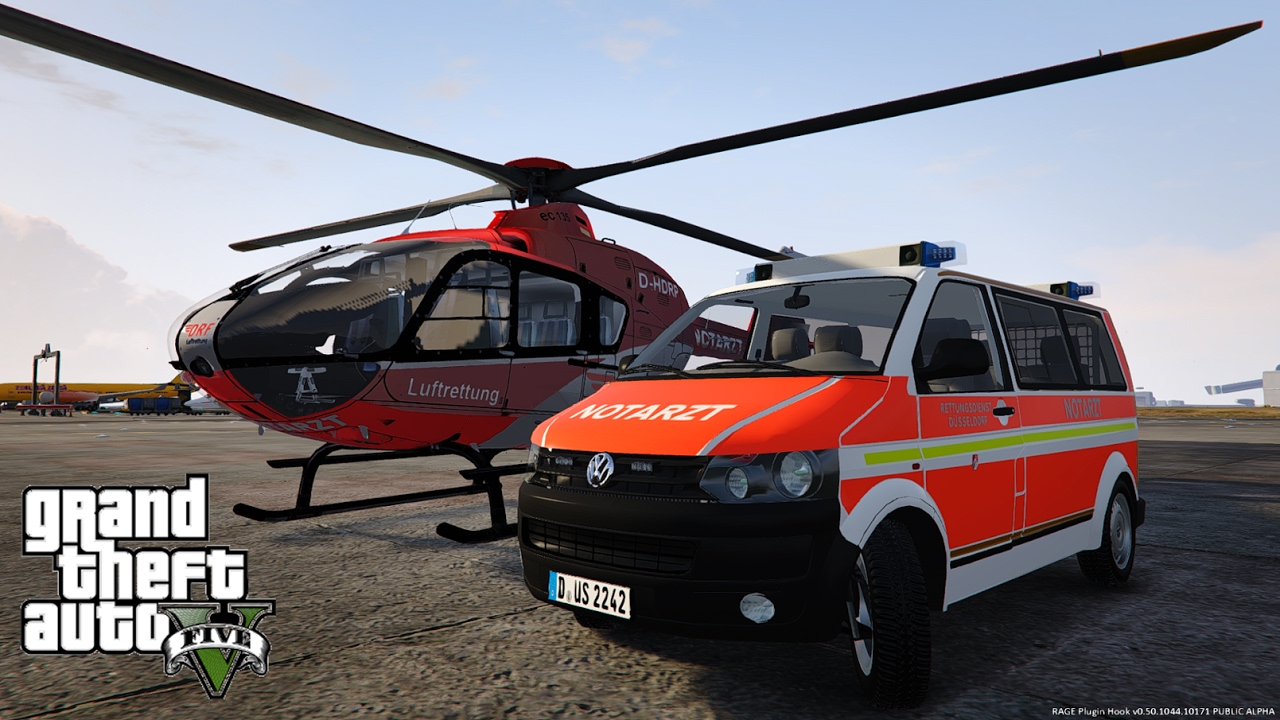 GTA V: EMS-MODS ➤ #3: Unterwegs als NOTARZT und LUFTRETTUNG! [HD|Deutsch]
