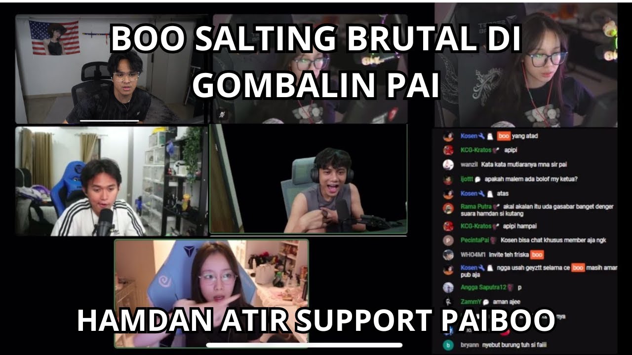 BOO SALTING BRUTAL DI GOMBALIN PAI | HAMDAN ATIRR FULL SUPPORT PAIBOO #boo #pai 