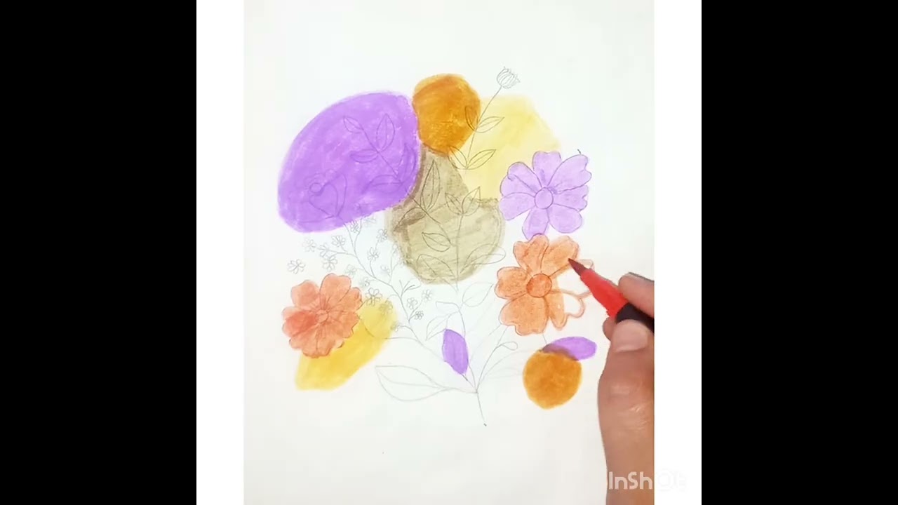 Easy and quick painting 🎨 || @varshadesigner4 #art #drawing #viral #youtube 