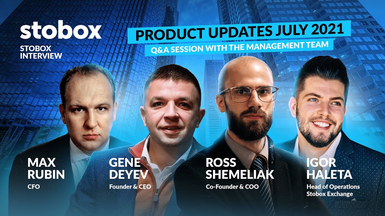 Сommunity Stream with the Stobox Exchange Team