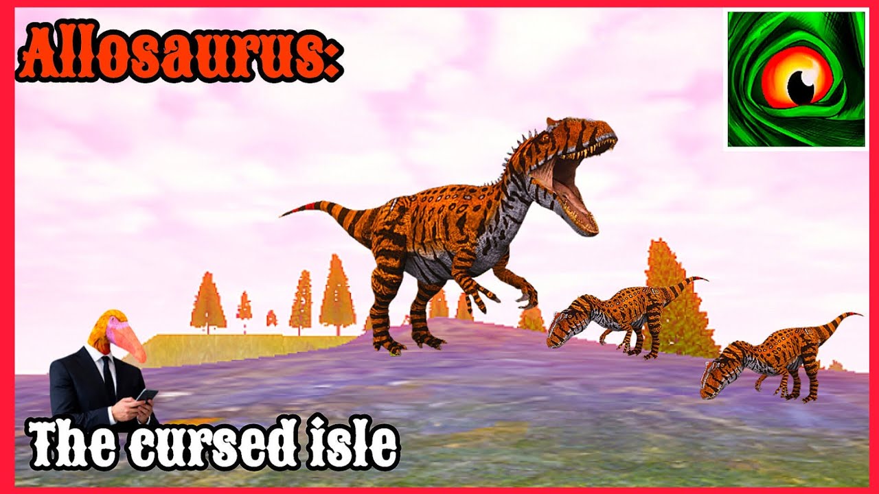 🔴Mi peor y mejor experiencia con el allosaurus😬...(TIGUER)...#goldenpato #thecursedisle #dinosaurios