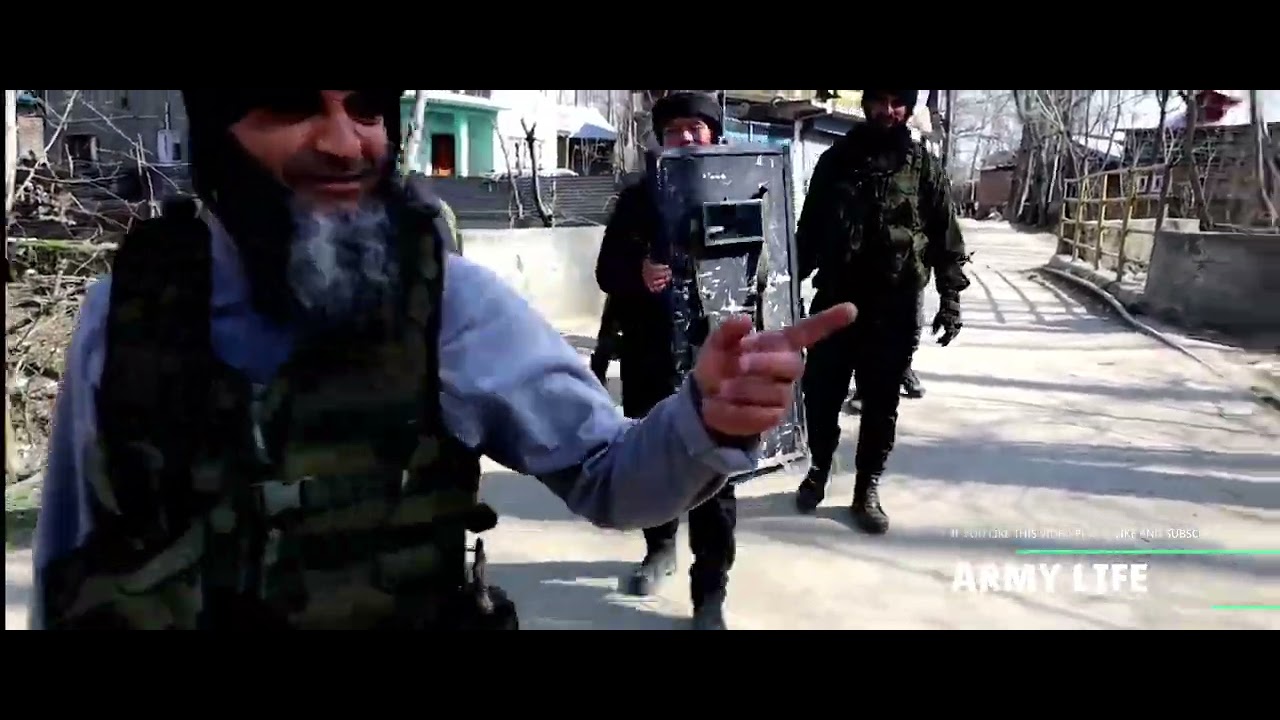Rashtriya rifles & Special forces and Crpf Valley Qat in action