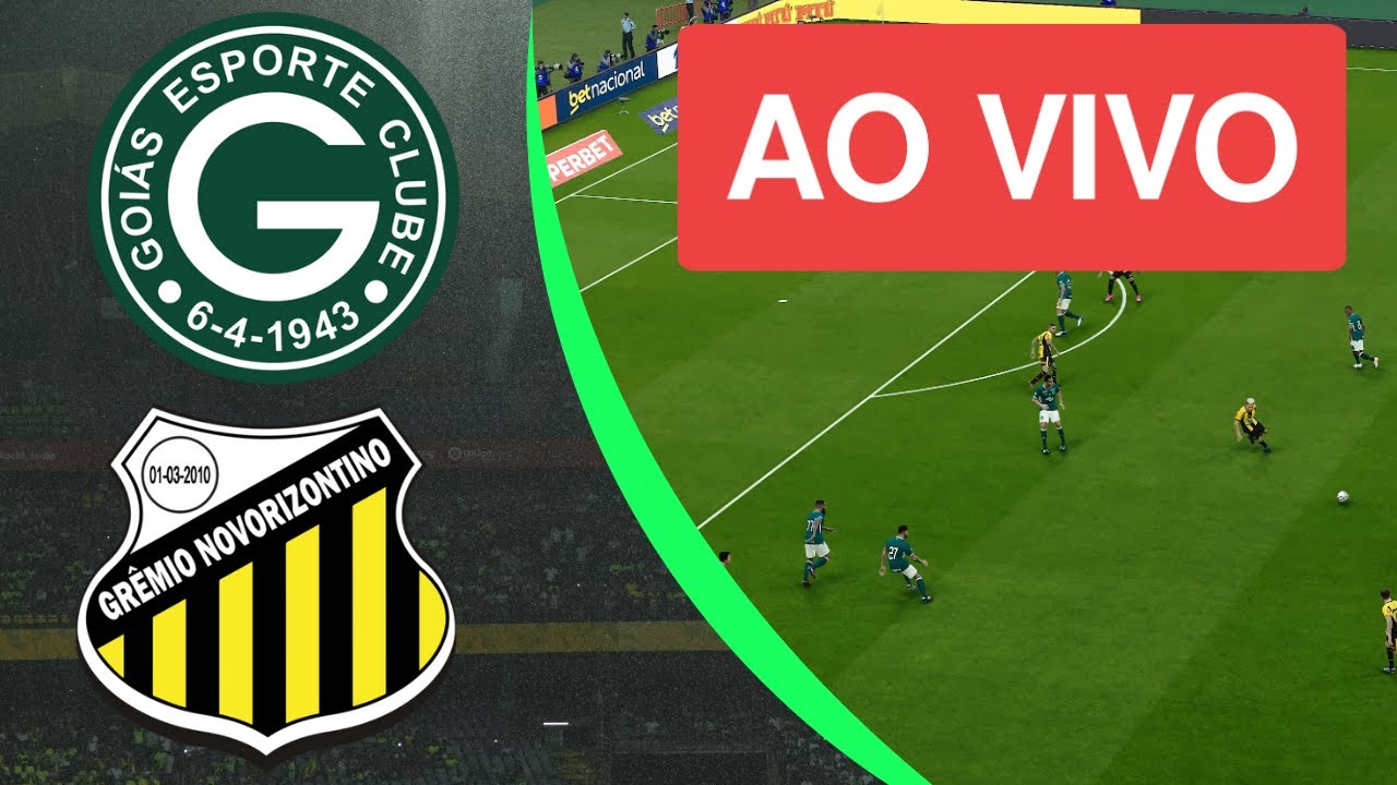 GOIÁS X NOVORIZONTINO | AO VIVO COM IMAGENS BRASILEIRÃO 2025 | ASSISTA AGORA | JOGO DE HOJE |  PES