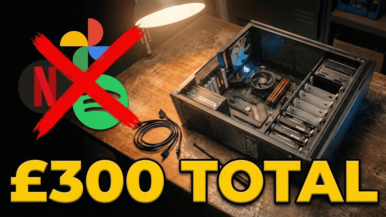 I Built the Ultimate £300 Server to Replace ALL My Subscriptions
