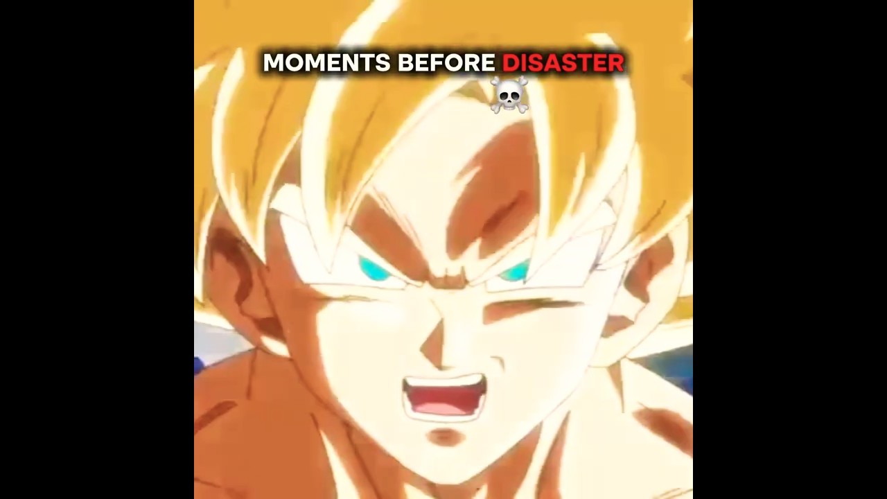 Moments Before Disaster 💥☠️!! #trunksdelfuturo #goku #dragonball #edit #shorts