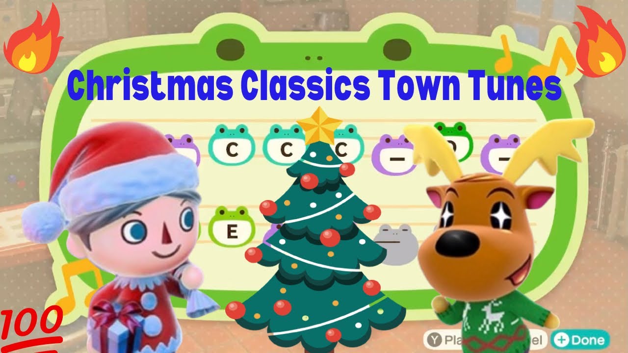 Best Christmas Classics Town Tunes for Animal Crossing New Horizons ACNH
