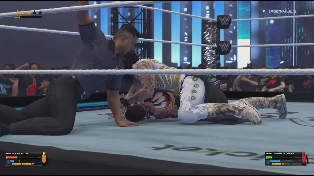 WWE 2K26 Finn Balor vs dominik Mysterio at Wrestlemania.