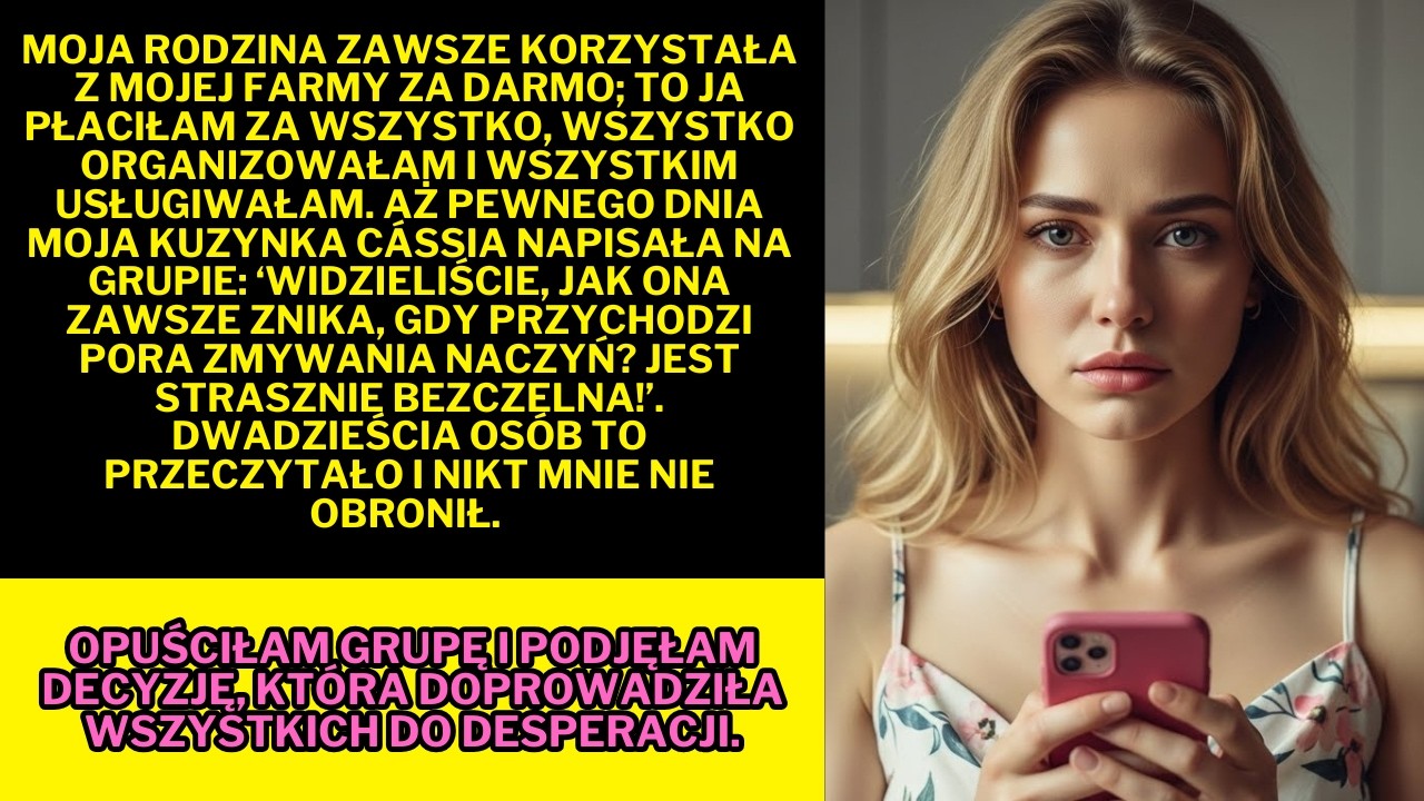 Nazwano mnie leniwym w rodzinnej grupie… moja reakcja zszokowała wszystkich – historia fikcyjna.
