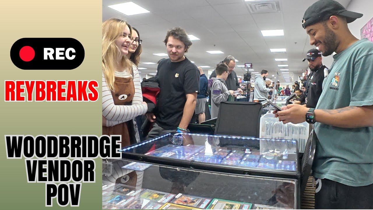 Vendor POV | End of 2024 Woodbridge Card Show! Gengar VMAX, Giratina V, Pokemon Alt Arts!