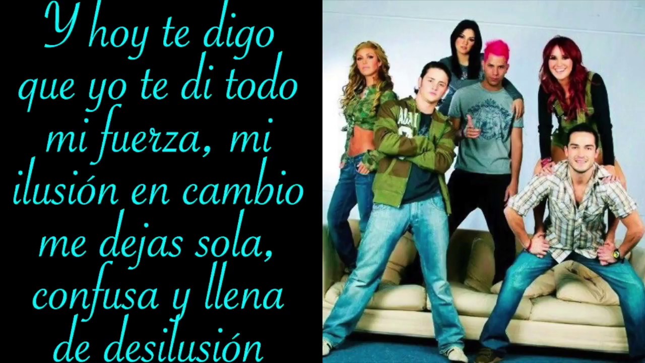 RBD- Me Voy (Letra)