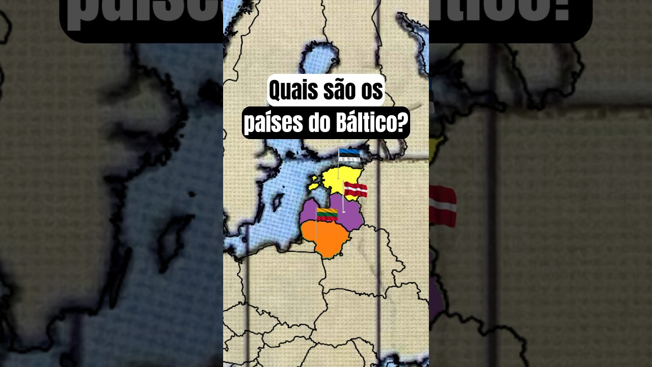 Quais s&atilde;o os pa&iacute;ses do B&aacute;ltico? #geografia #paisesdobaltico #estonia #letonia #lituania