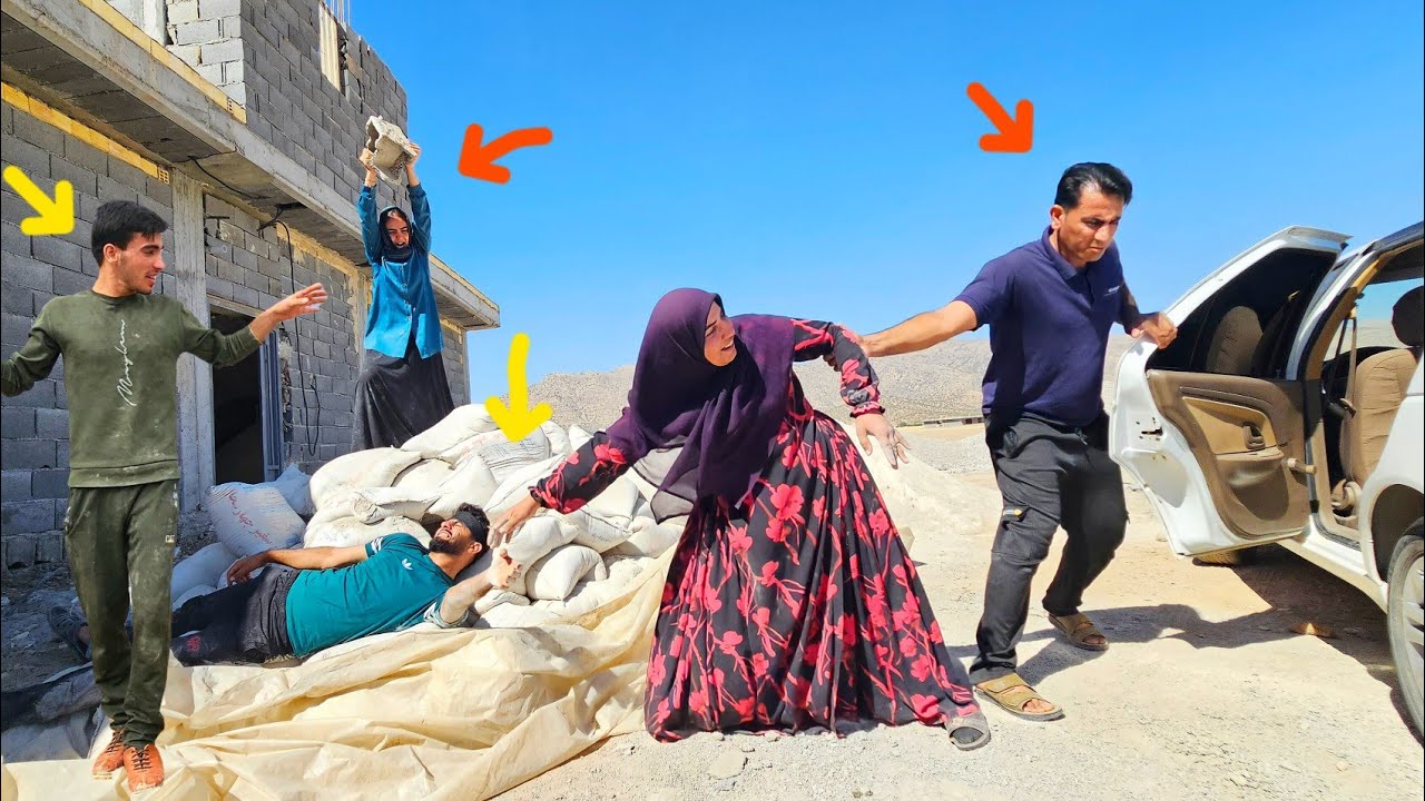 Ashkan Collapses! Shirzad and Shahrbanoo Join Forces to Kidnap Goli Khanom#shirzad0 #nomadic 