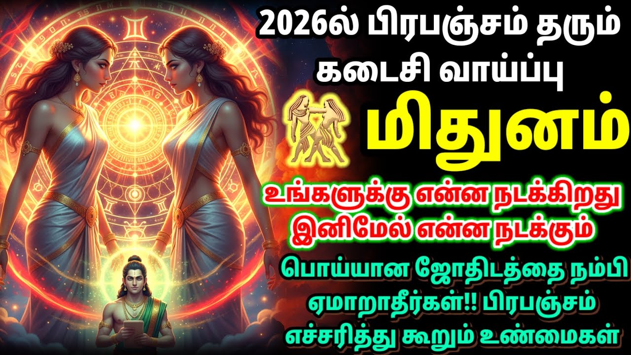 2026 மிதுன ராசி | இது அதிர்ஷ்டம் அல்ல… உங்கள் வாழ்க்கை மாற வேண்டிய நேரம் | Universe Message