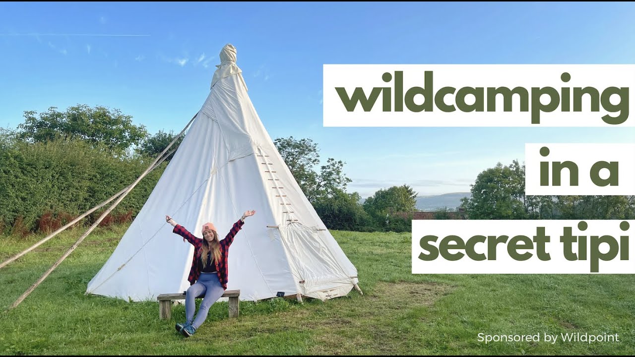 Camping in a Secret Tipi in Somerset (plus tips on conquering fear on solo wild camps)