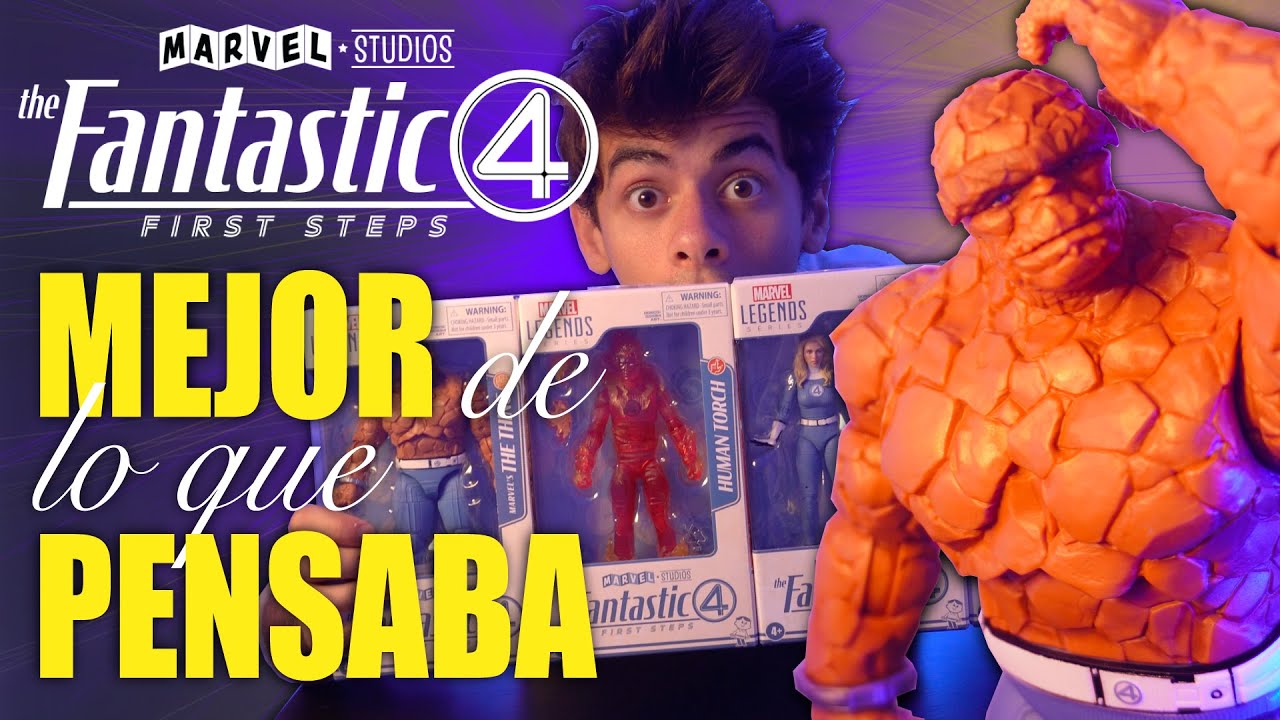 Las NUEVAS FIGURAS de LOS 4 FANTASTICOS PRIMEROS PASOS | UNBOXING - REVIEW