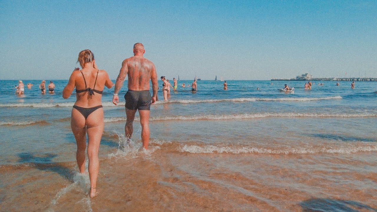 Spacer po sopockiej plaży! Summer vibes in Sopot, Poland [4K]