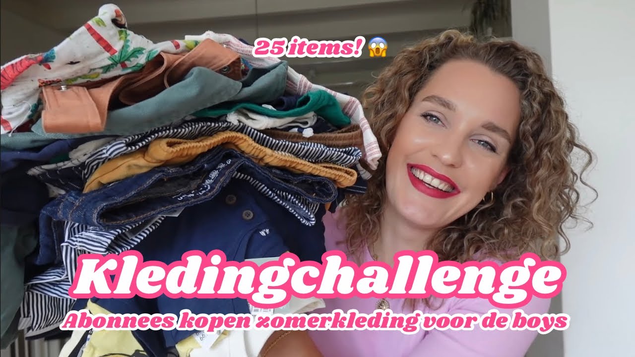 ABONNEES KOPEN OUTFITS VOOR DE JONGENS! Kledingchallenge #1 van 2024 💃🏼 ZOVEEL LEUKS! Zeg maar Fem |