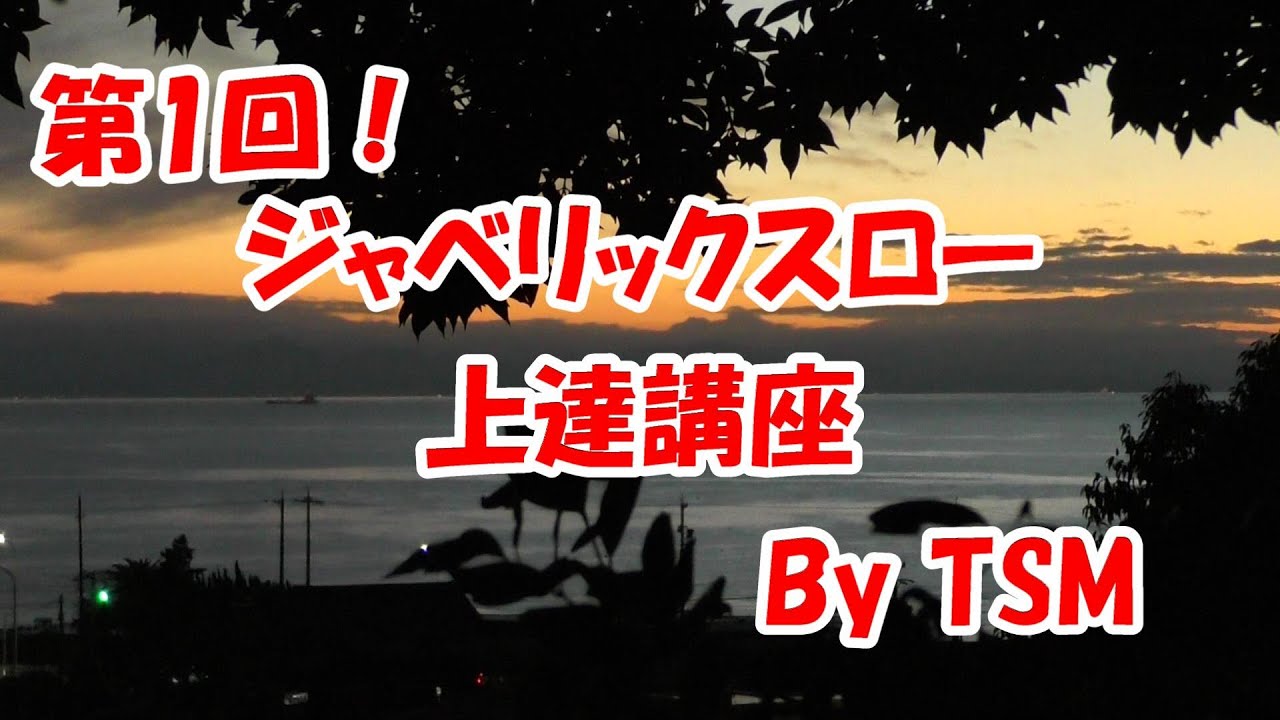 ジャベリックスロー上達講座#01