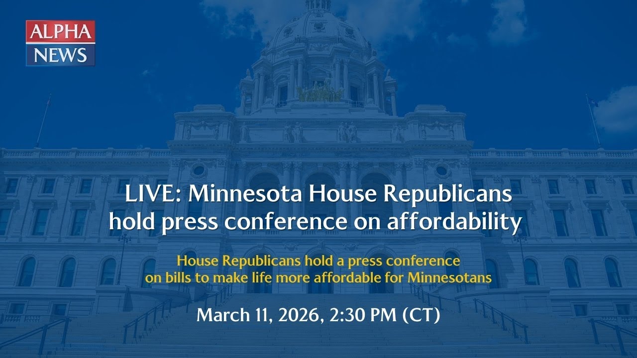 LIVE: Minnesota House Republicans hold press conference on affordability
