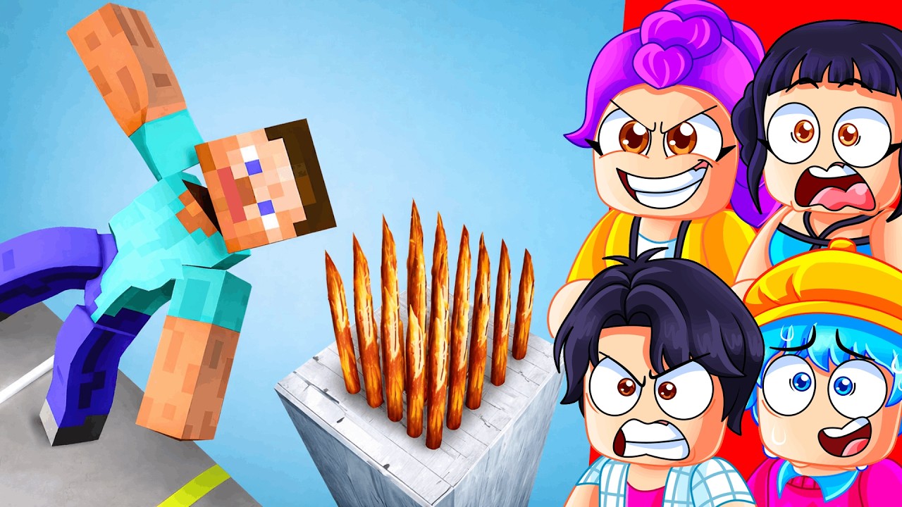 Реакция на уморительные куколки Стива из Minecraft!