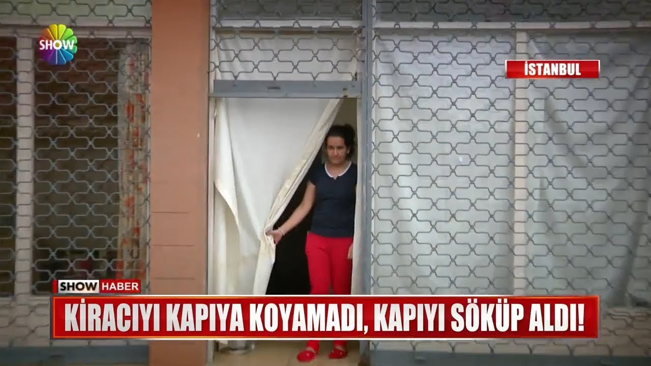 Kiracıyı kapıya koyamadı, kapıyı söküp aldı!