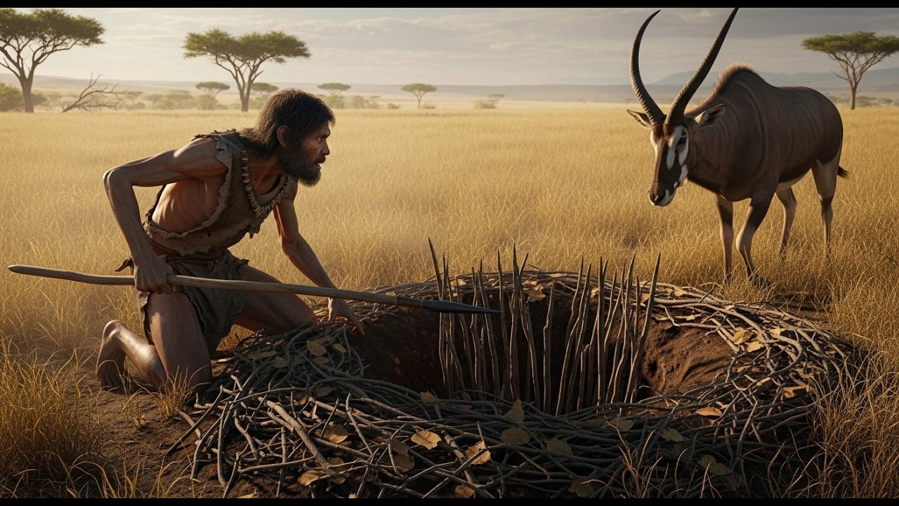 Tarving Humans Built Deadly Traps to Survive 1 Million Years Ago