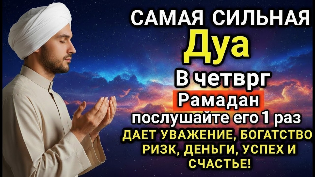 🔑💝🌟 САМАЯ СИЛЬНАЯ Дуа в четверг Рамадан Все желания сбываются! #дуа