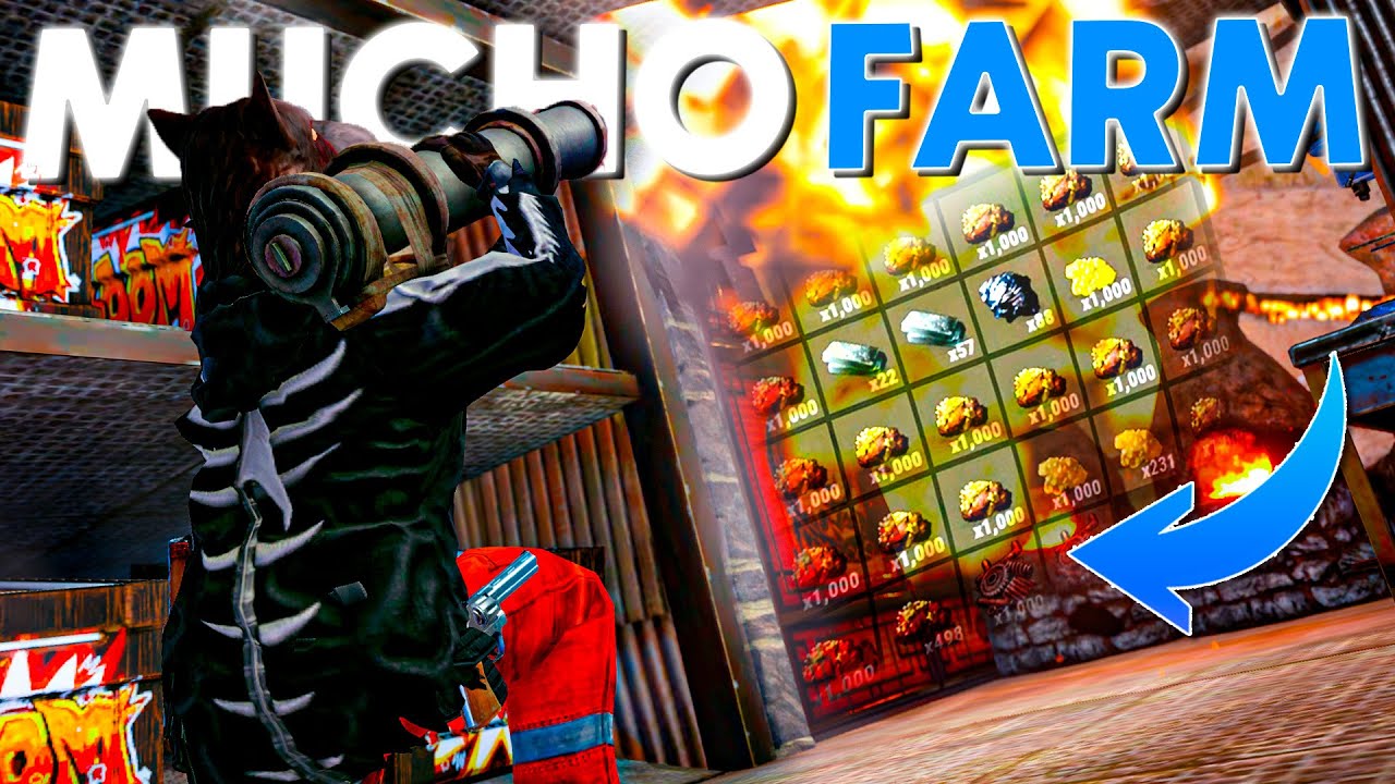 REVENTAMOS UNA BASE PETADA DE FARMEO * Raid &Eacute;pico * | Rust Tore 1005