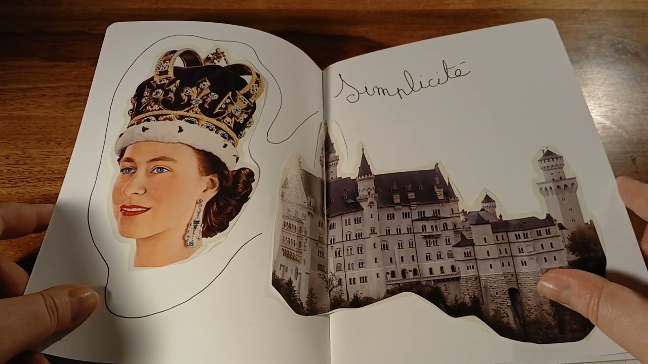 Mon monde étrange et sympathique en collages. Mon univers créatif.