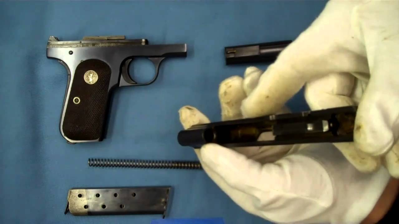 Du Mond Target Barrel On Colt's 1903 Pocket Hammerless